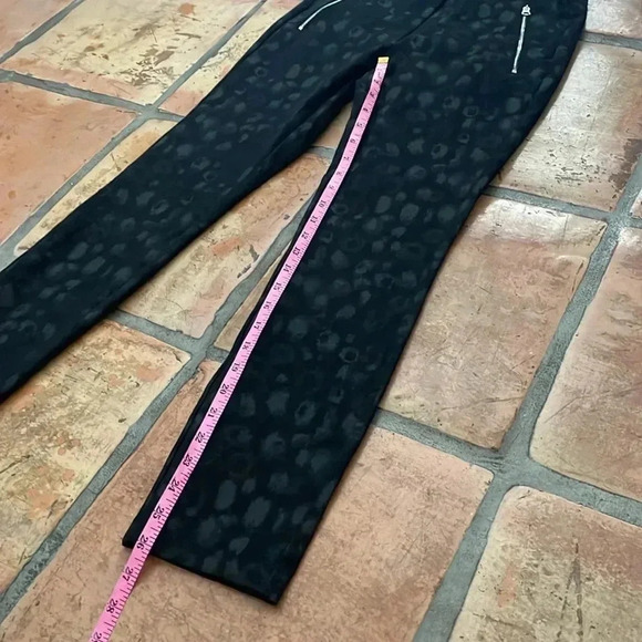 Rag & Bone Simone Leopard Print Black Pant Size 4 MSRP$325 Rag and Bone - Picture 7 of 12